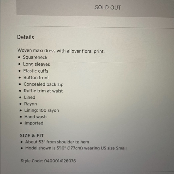 Lost + Wander Madison maxi/midi dress, long sleeve - Picture 17 of 17